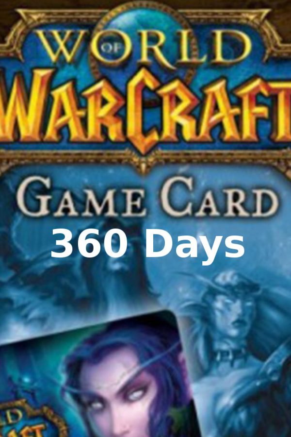 World of Warcraft 360 DAYS Pre-Paid Time Card EU
