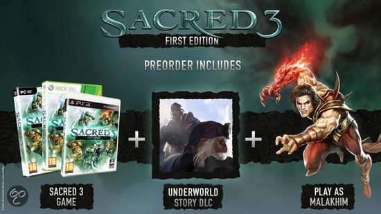 Sacred 3 First Edition EU Steam CD Key
