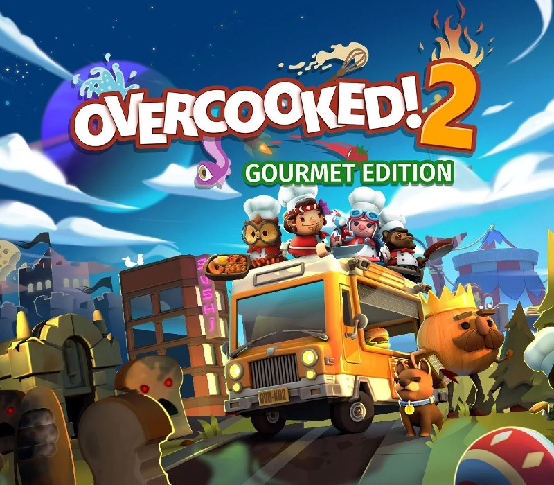 Overcooked! 2 Gourmet Edition EU Steam CD Key