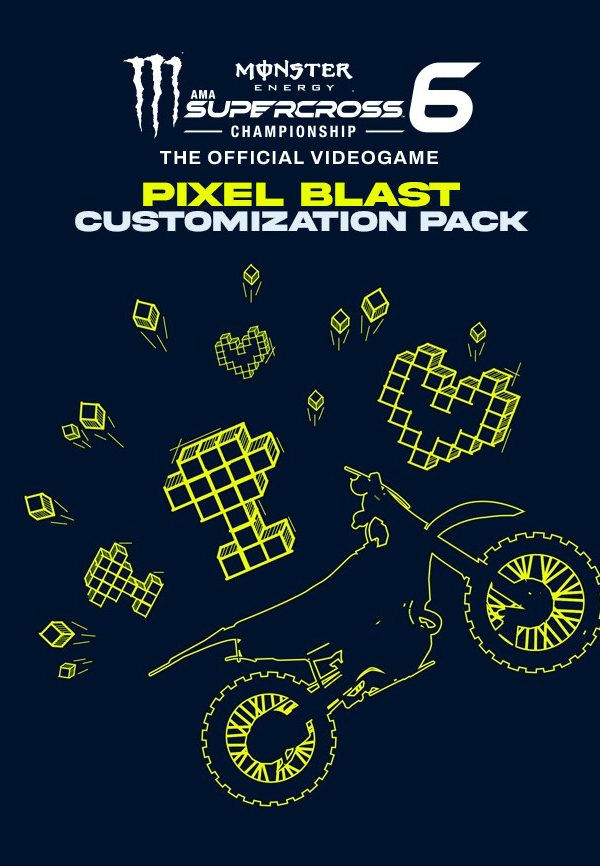 Monster Energy Supercross 6 - Pixel Blast Customization Pack DLC EU PS4 CD Key