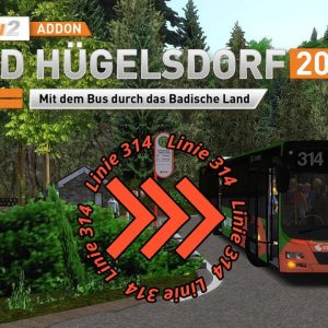 OMSI 2 Add-on Bad Hügelsdorf 2020 DLC EU v2 PC Steam Altergift
