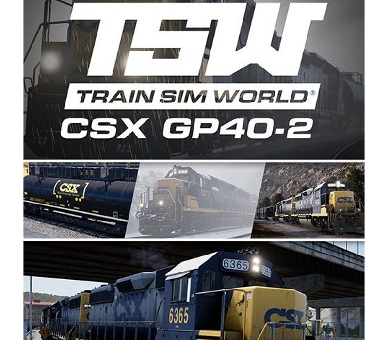 Train Sim World - CSX GP40-2 Loco Add-On DLC EU Steam CD Key